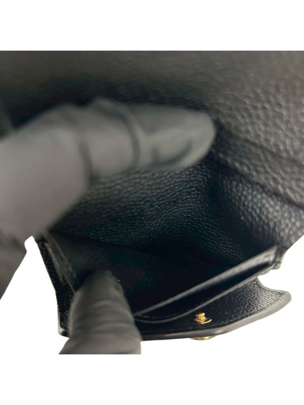 ★SOLD★ Louis Vuitton Portefeuille Zoe Monogram Empreinte Leather Trifold Mini - Picture 9 of 10